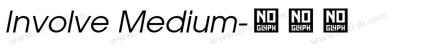 Involve Medium字体转换